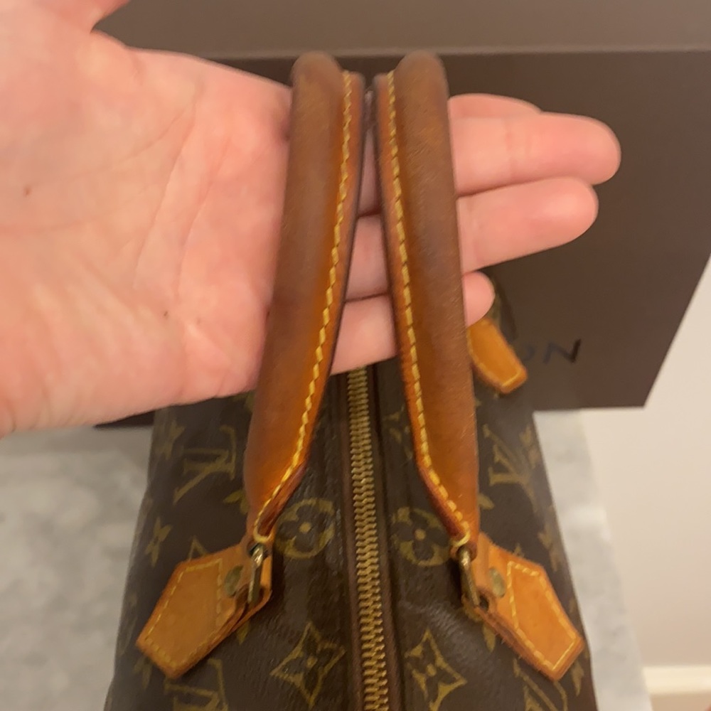 ❌SOLD❌ AUTHENTIC Louis Vuitton LV Monogram Canvas Speedy 25 Handbag Bag Vintage - Picture 9 of 16